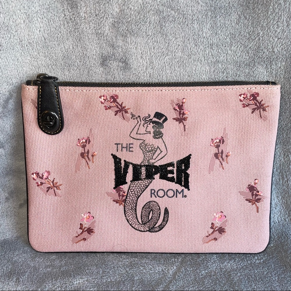 NWOT Coach X The Viper Room Turnlock Pouch 26